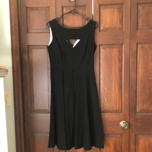 Black dress with pockets